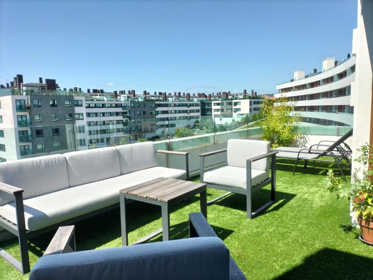 Апартаменты Preciosa Habitacion Doble En Atico Con Terraza II Сантьяго-де-Компостела Экстерьер фото