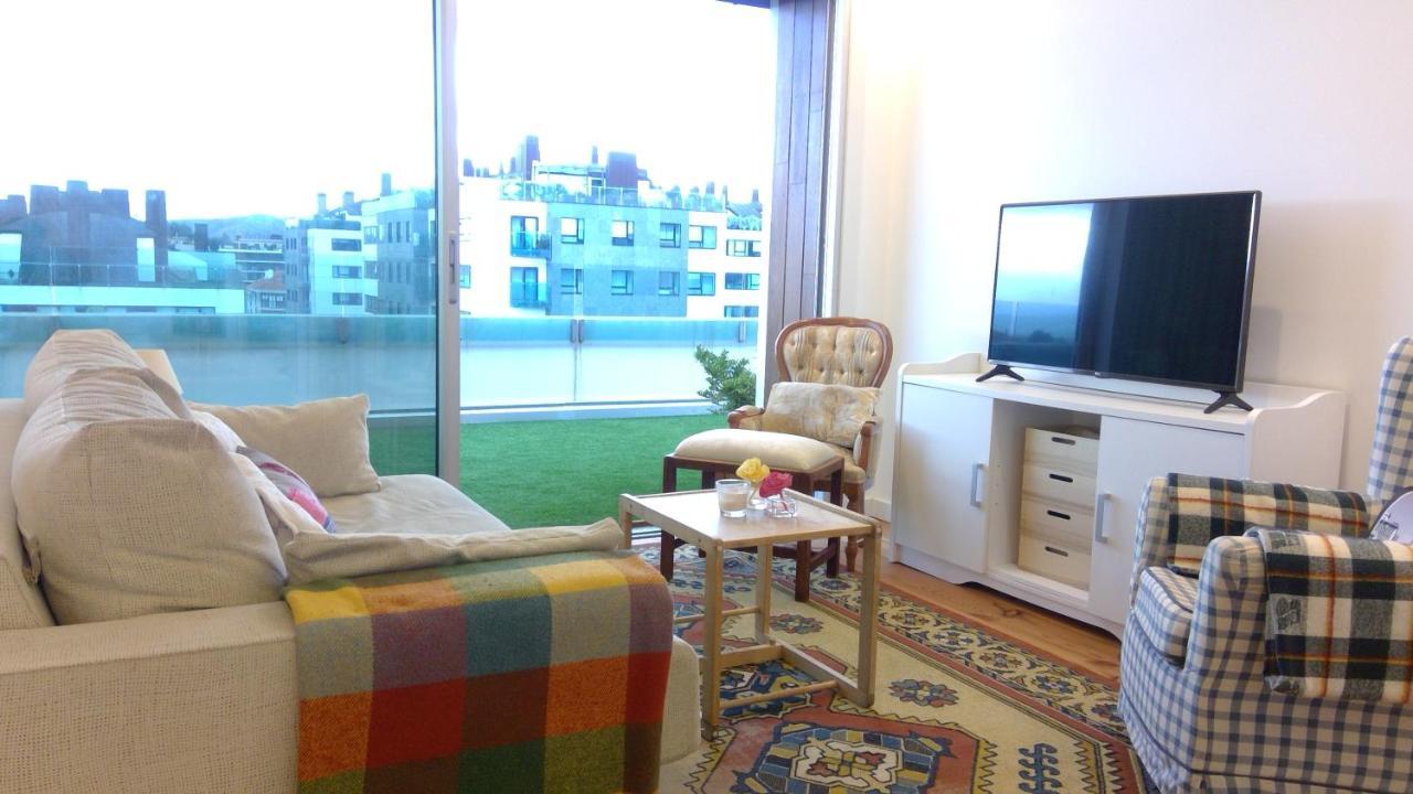 Апартаменты Preciosa Habitacion Doble En Atico Con Terraza II Сантьяго-де-Компостела Экстерьер фото