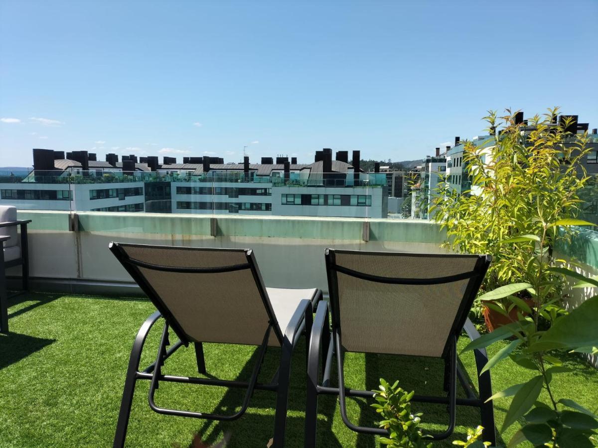Апартаменты Preciosa Habitacion Doble En Atico Con Terraza II Сантьяго-де-Компостела Экстерьер фото